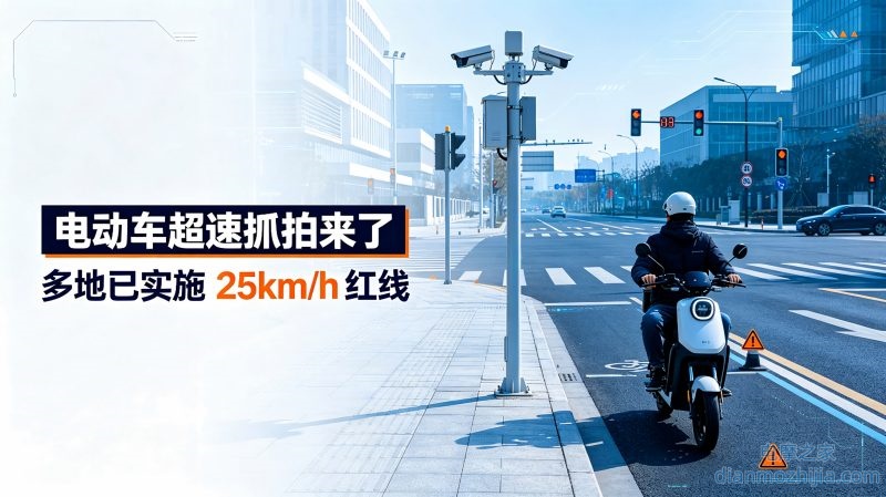 骑电动车要当心！多地已开启超速抓拍，超 25km/h 直接取证