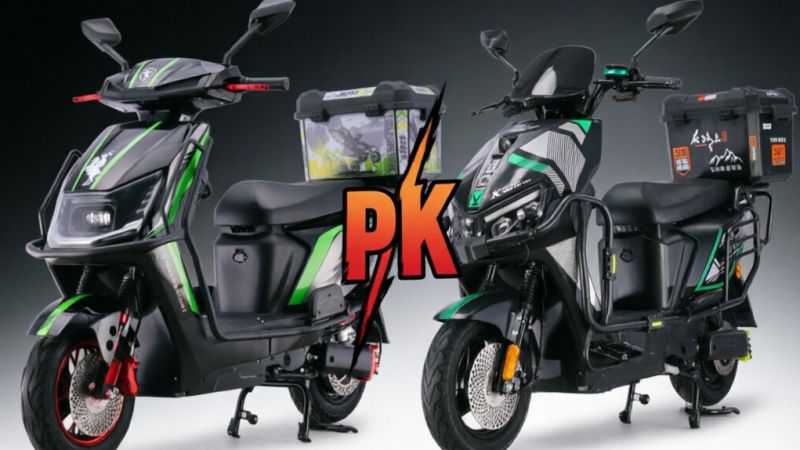 电摩对对碰 | 新迪 VS 海戈 2000元档入门外卖高性价比裸车，选哪个？