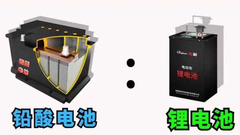 电动车/电摩 电池别乱选！锂电对比铅酸，真实数据差距一目了然