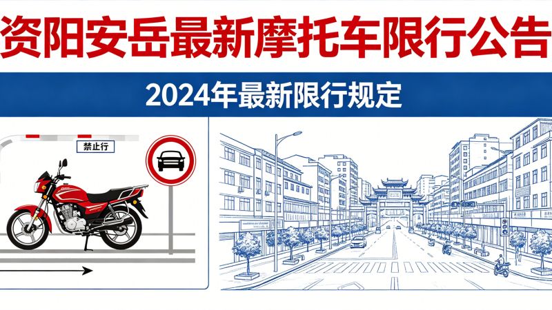 资阳安岳最新限行！这 9 条道路大排量摩托全天禁行